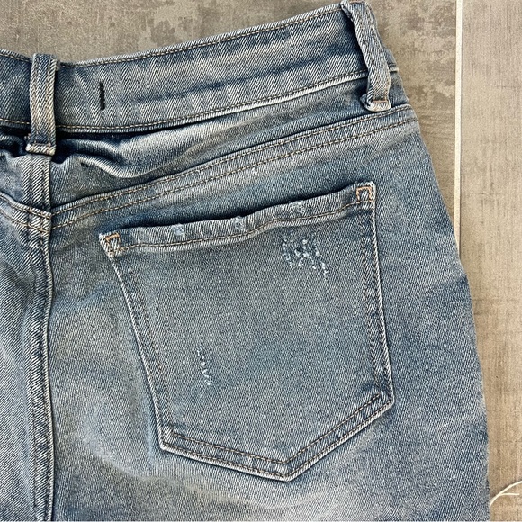 eunina cut off jean shorts, Eve High Rise Cut Off Shortie, Medium - Picture 8 of 9